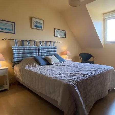 Maison 3* Face A La Avec Wifi, A 200m Du Littoral, Terrasse, Parking, Et Confort A - Fr-1-368-366 Dom wakacyjny Pleumeur-Bodou